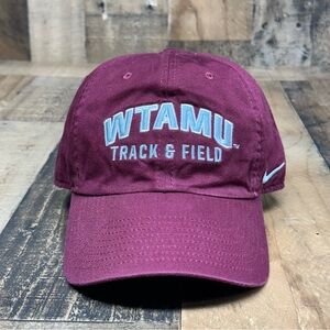 West Texas A&M University Track & Field Nike Hat WTAMU NCAA Embroidered Cap